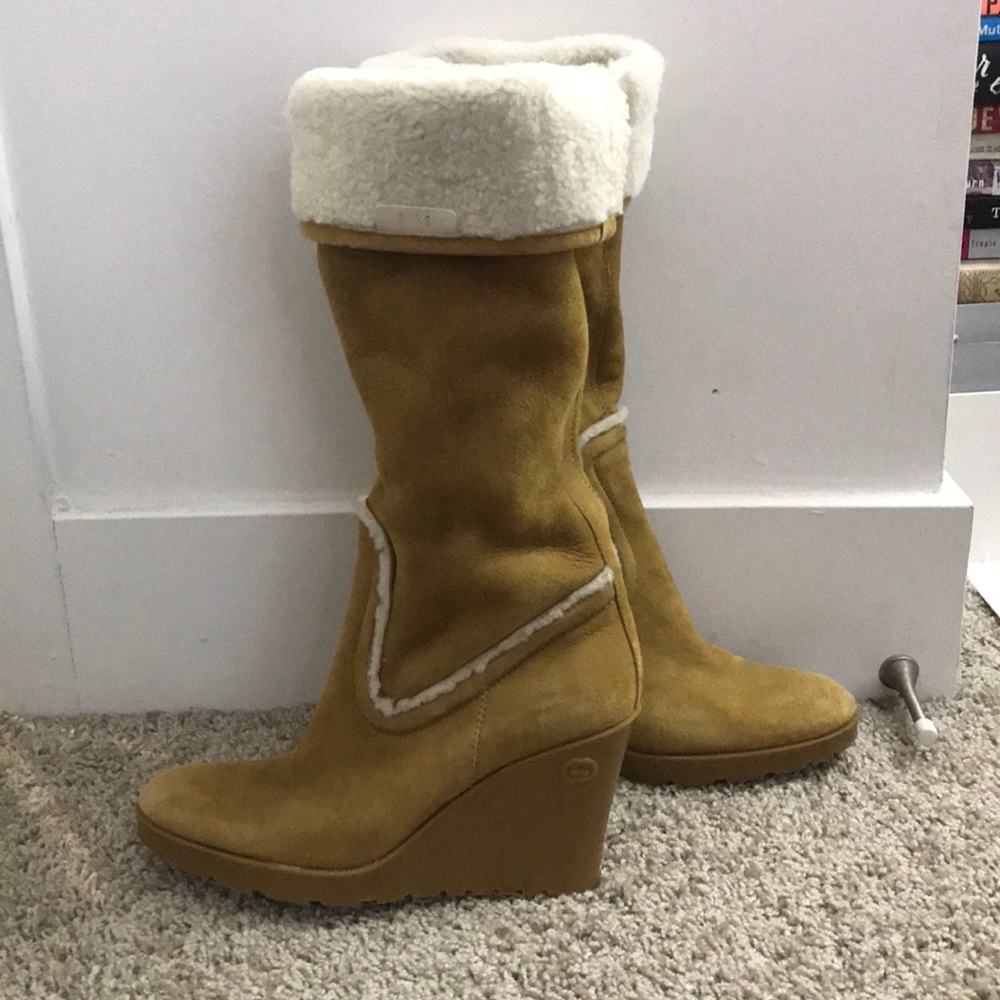 Gucci Knee-High Suede Boots